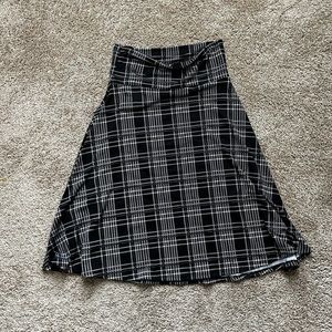 Midi skirt LulaRoe, size S. Black and white.